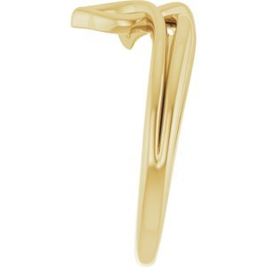 14K Yellow Gold Freeform Ring