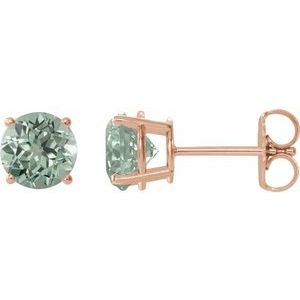 14k-rose-gold-8-mm-lab-grown-green-sapphire-earrings-3