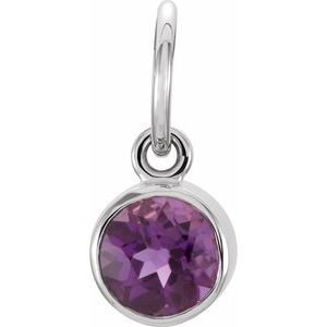 sterling-silver-posh-mommy-imitation-amethyst-charm-pendant