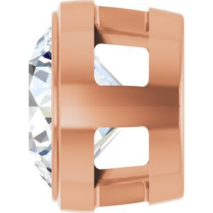 14K Rose Gold 1 CT Lab-Grown Diamond Slide Pendant