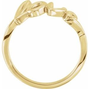 14K Yellow Gold Love Ring