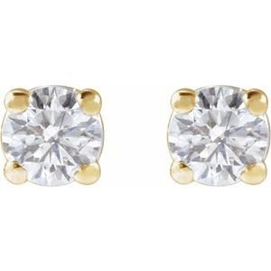 14K Yellow Gold 1/3 CTW Natural Diamond Earrings