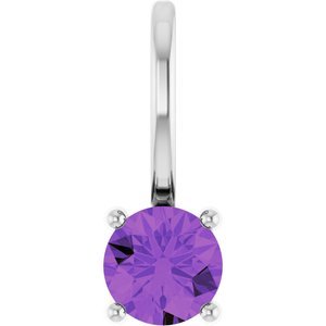 sterling-silver-imitation-amethyst-solitaire-charm-pendant
