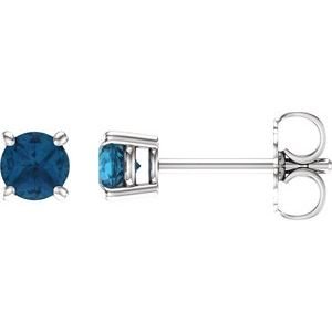 14k-white-gold-4-mm-natural-london-blue-topaz-earrings