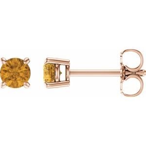 14k-rose-gold-4-mm-natural-citrine-earrings