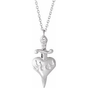sterling-silver-heart-dagger-16-18-neckalce