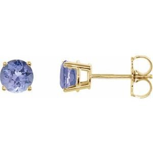 14k-yellow-gold-5-mm-natural-tanzanite-earrings