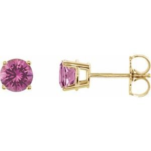 14k-yellow-gold-5-mm-natural-pink-sapphire-earrings