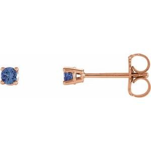 14k-rose-gold-2-5-mm-natural-tanzanite-earrings