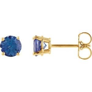 14k-yellow-gold-4-mm-natural-london-blue-topaz-earrings