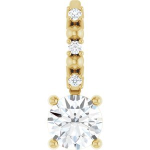 14k-yellow-gold-imitation-diamond-01-ctw-natural-diamond-charm-pendant
