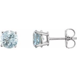 14k-white-gold-6-mm-natural-aquamarine-earrings