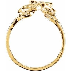 14K Yellow Gold Freeform Ring