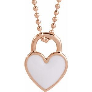 14k-rose-gold-white-enamel-heart-18-necklace