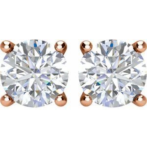 14K Rose Gold 1/3 CTW Natural Diamond Earrings