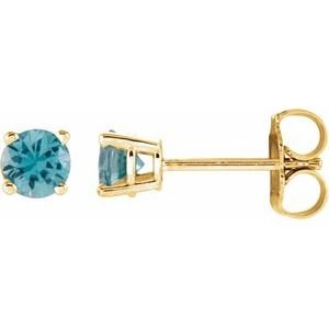 14k-yellow-gold-4-mm-natural-blue-zircon-earrings