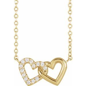14k-yellow-gold-05-ctw-natural-diamond-petite-double-interlocking-heart-16-18-necklace