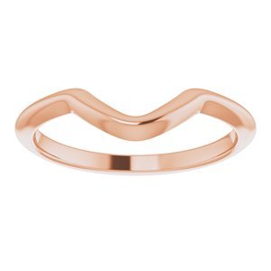 14K Rose Gold Matching Band
