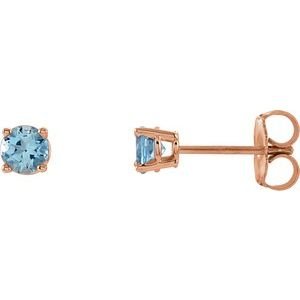 14k-rose-gold-4-mm-natural-aquamarine-earrings