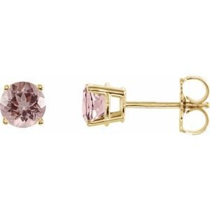 14k-yellow-gold-5-mm-natural-pink-morganite-earrings