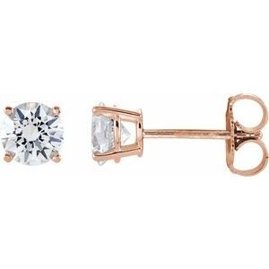 14k-rose-gold-5-mm-natural-white-sapphire-earrings