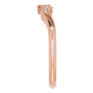 14K Rose Gold .04 CTW Natural Diamond Band