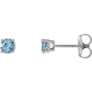 14k-white-gold-4-mm-natural-aquamarine-earrings