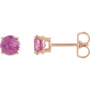 14k-rose-gold-4-mm-natural-pink-tourmaline-earrings