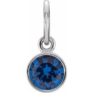 sterling-silver-posh-mommy-imitation-blue-sapphire-charm-pendant