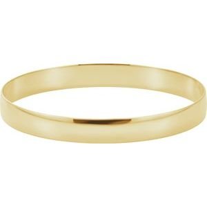 14k-yellow-gold-engravable-6-mm-half-round-bangle-7-1-2-bracelet