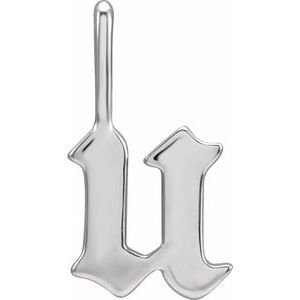 14k-white-gold-gothic-initial-u-charm-pendant