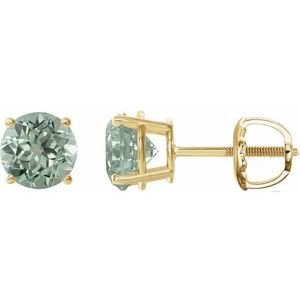 14k-yellow-gold-8-mm-lab-grown-green-sapphire-earrings-2