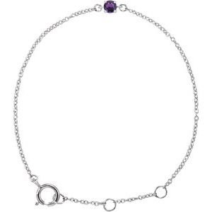14k-white-imitation-amethyst-youth-birthstone-4-1-2-5-1-2-bracelet