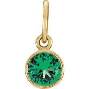 14k-yellow-gold-posh-mommy-imitation-emerald-charm-pendant