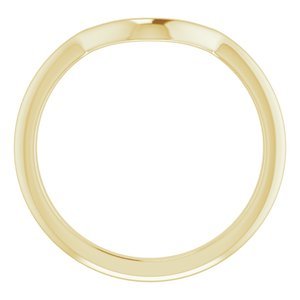 14K Yellow Gold Matching Band