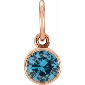 14k-rose-gold-posh-mommy-imitation-blue-zircon-charm-pendant