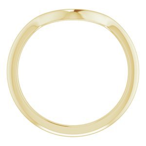 14K Yellow Gold Matching Band