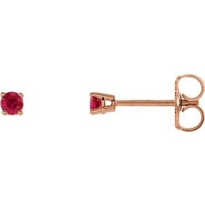 14k-rose-gold-2-5-mm-natural-ruby-earrings