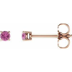 14k-rose-gold-2-5-mm-natural-pink-sapphire-earrings