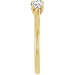 14K Yellow Gold 3/4 CTW Natural Diamond Anniversary Band