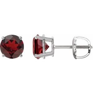 14k-white-gold-6-mm-natural-mozambique-garnet-earrings-3