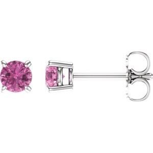 14k-white-gold-4-mm-natural-pink-sapphire-earrings