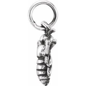 Sterling Silver Honey Bee Charm/Pendant