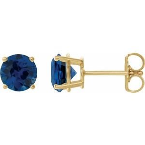 14k-yellow-gold-6-mm-lab-grown-blue-sapphire-earrings