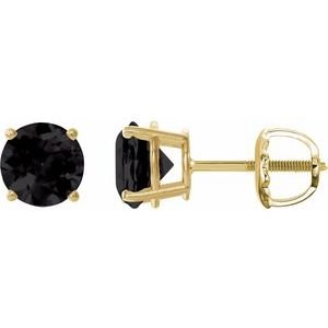 14k-yellow-gold-6-mm-natural-black-onyx-earrings-3