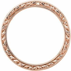 14K Rose Gold Band Size 7
