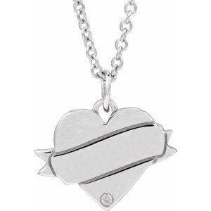 14k-white-gold-005-ct-natural-diamond-engravable-heart-18-necklace