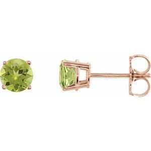 14k-rose-gold-5-mm-natural-peridot-earrings