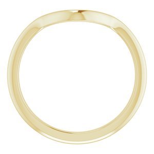 14K Yellow Gold Matching Band