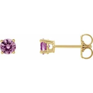 14k-yellow-gold-4-mm-natural-pink-sapphire-earrings